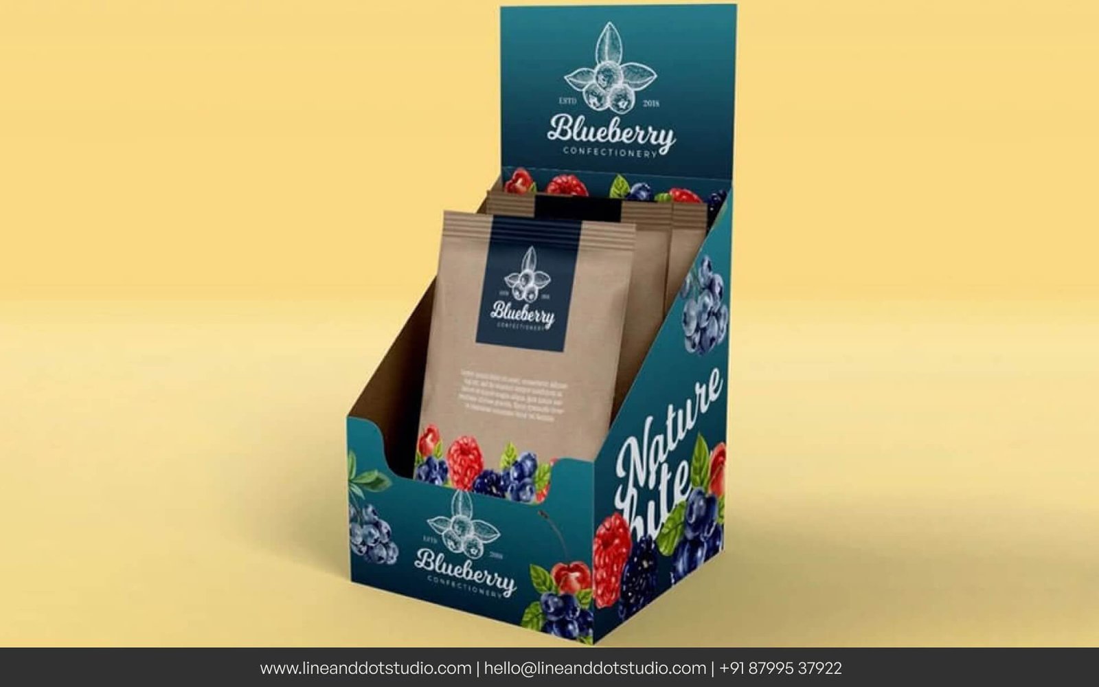 Display box packaging design