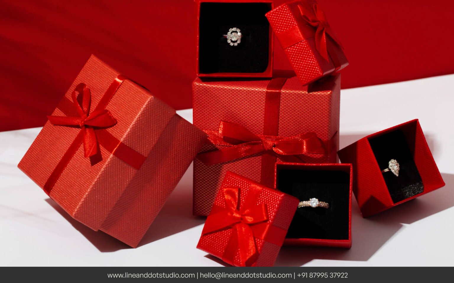 Gift packaging design for jewellery