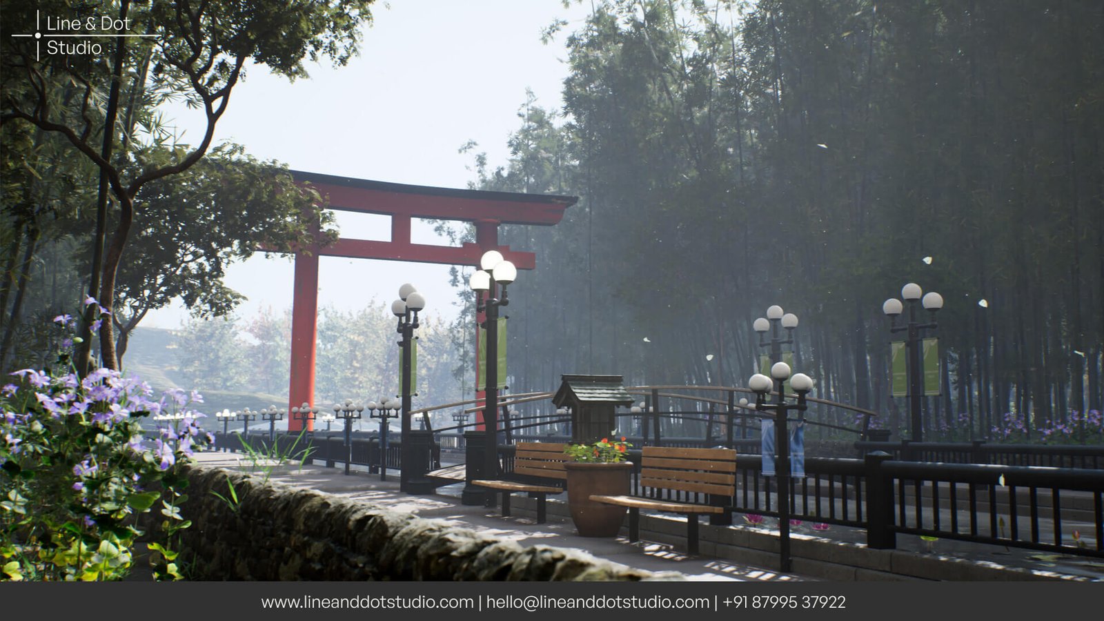Environment design & rendering in unreal engine