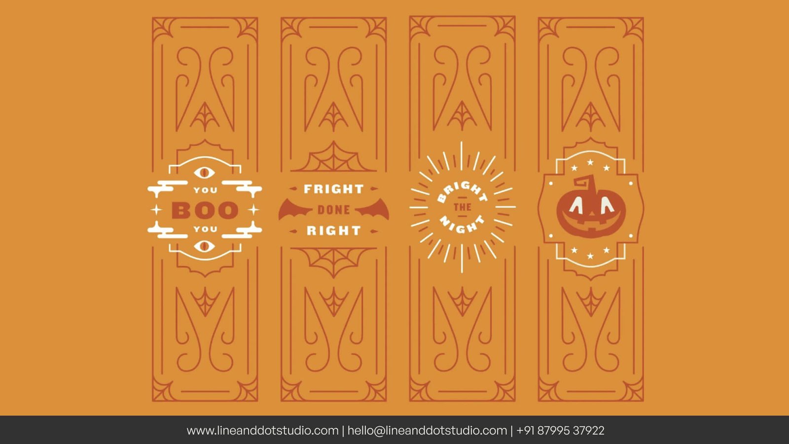 Boutique halloween packaging.
