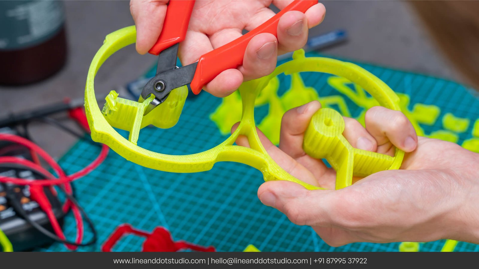 post processing of a 3d print
