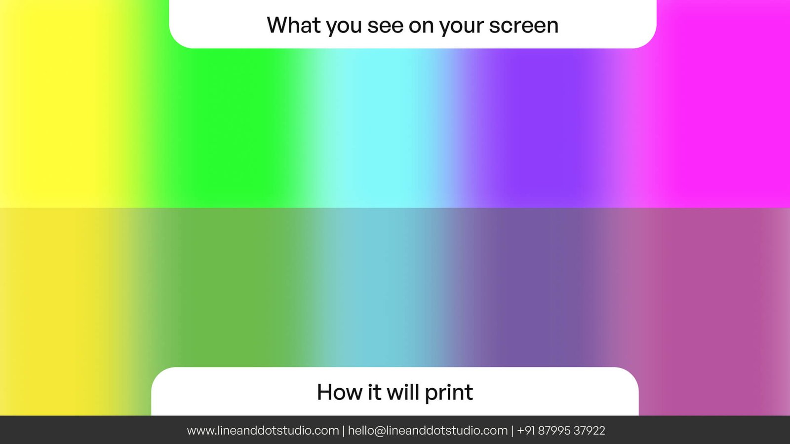 Understanding the difference between RGB vs CMYK with the color variations in digital and print media