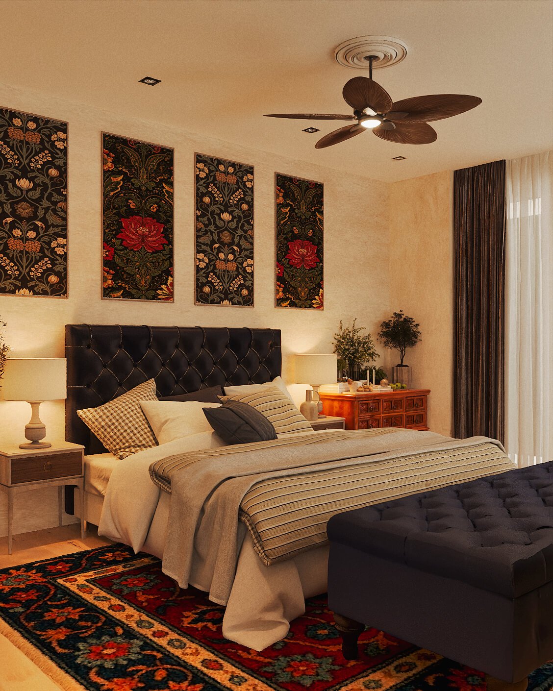 Free Spirit, the client's original Bohemian Maximalism moodboard