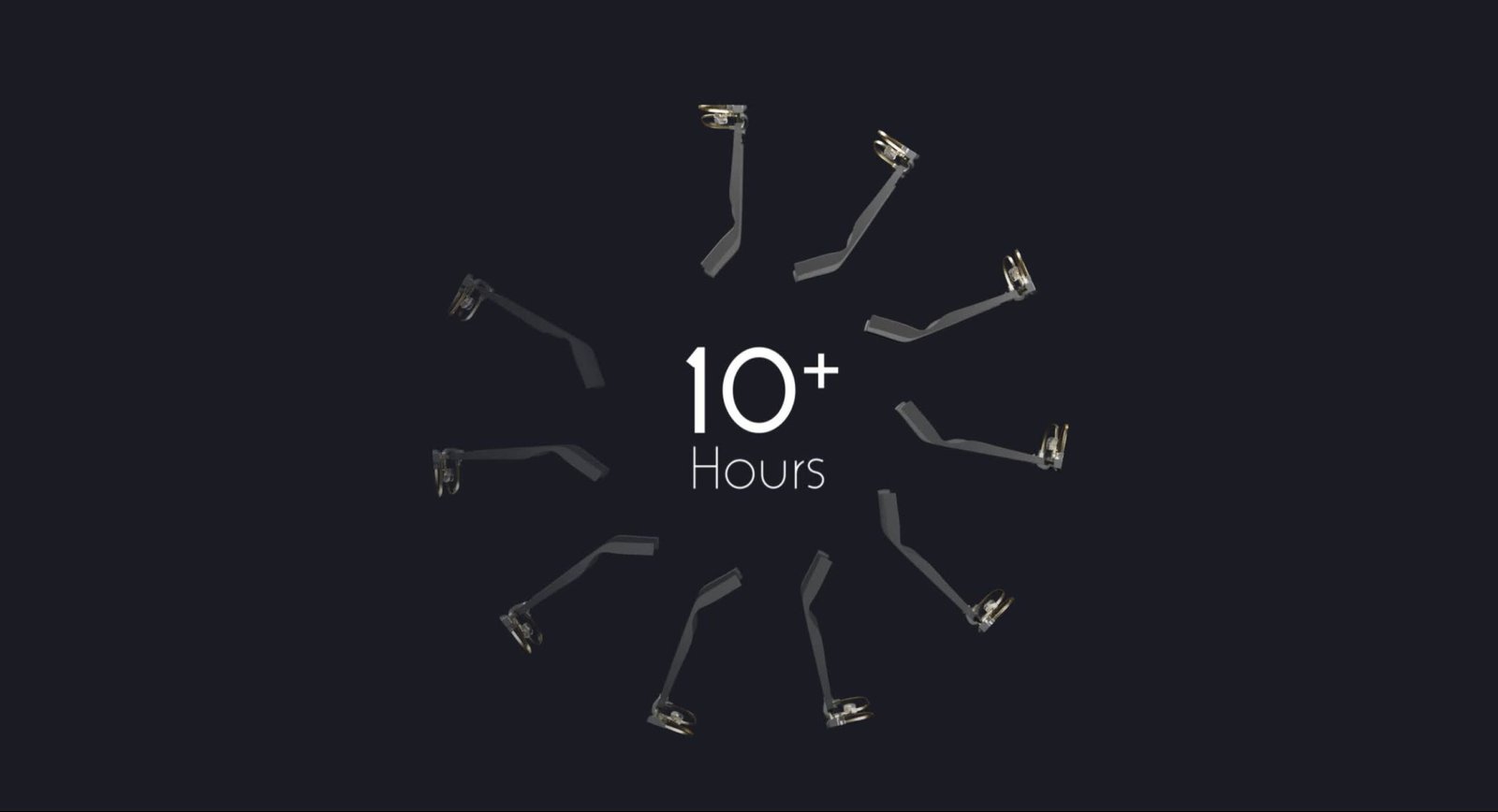 Signature, more than ten hours of playback shown as a feature render
