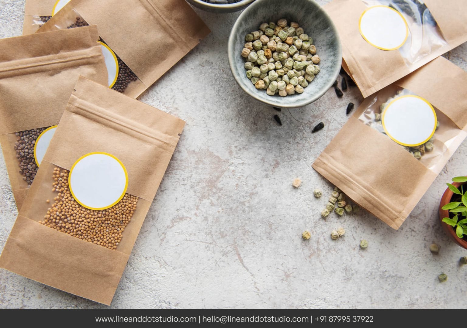 Food pouch packaging design