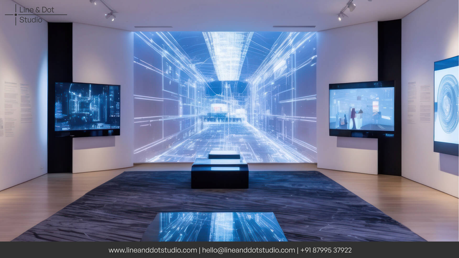 LED wall used in interactive exhibition design