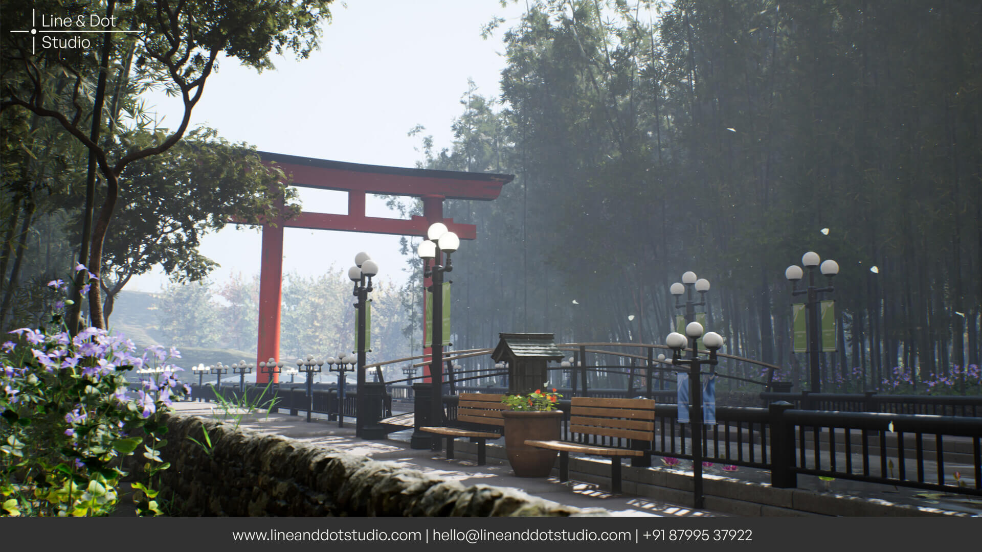 Environment design & rendering in unreal engine