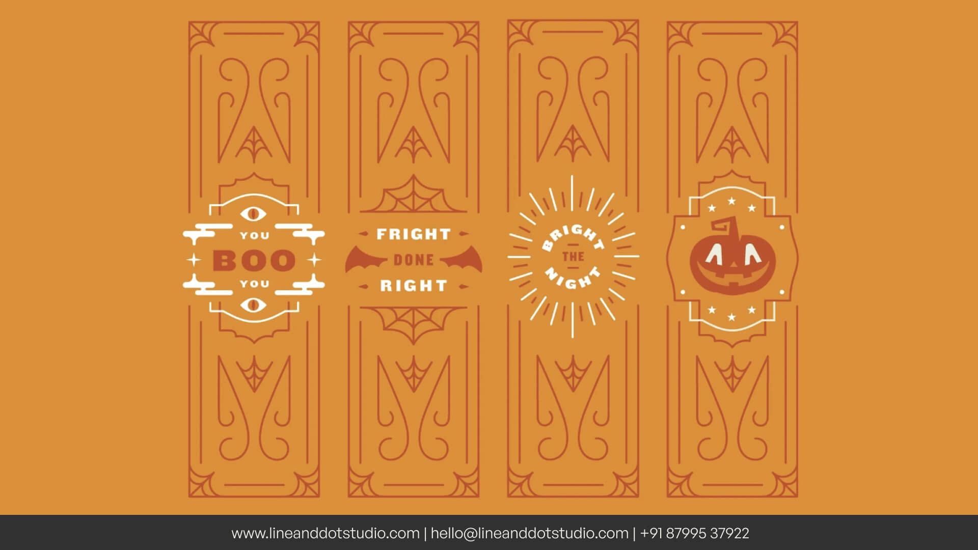 Boutique halloween packaging.